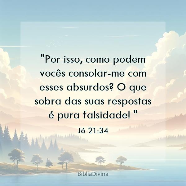 Jó 21:34