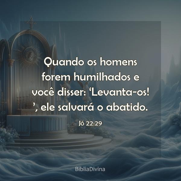 Jó 22:29