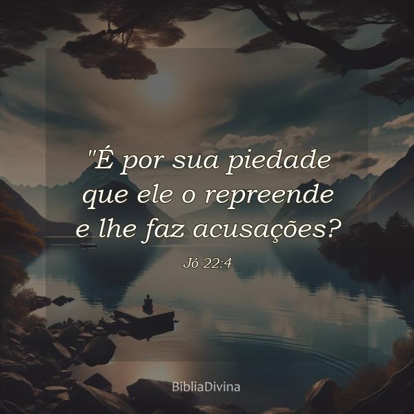 Jó 22:4