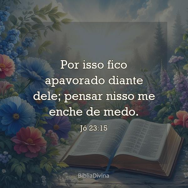 Jó 23:15