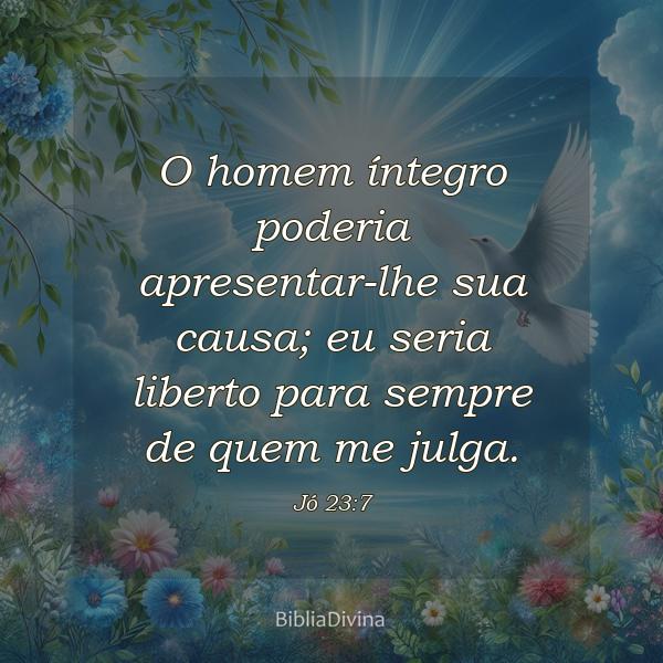 Jó 23:7