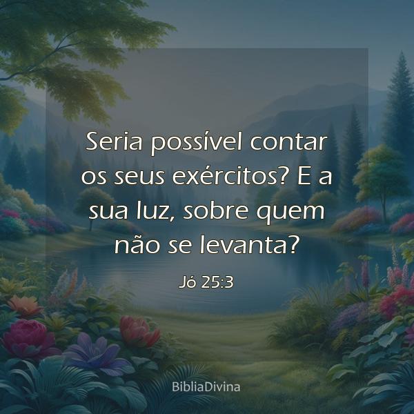 Jó 25:3