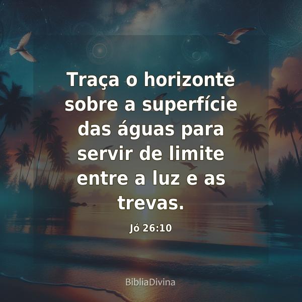 Jó 26:10