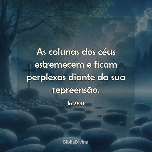 Jó 26:11