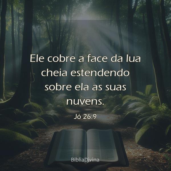 Jó 26:9