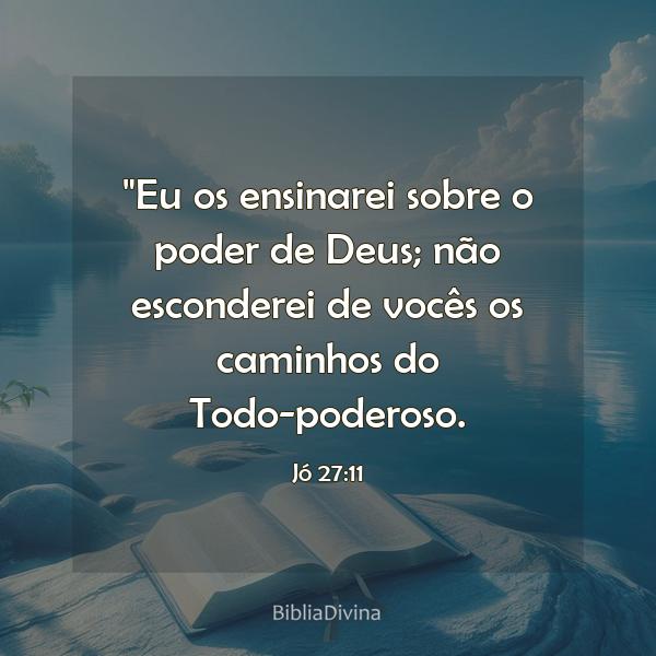 Jó 27:11