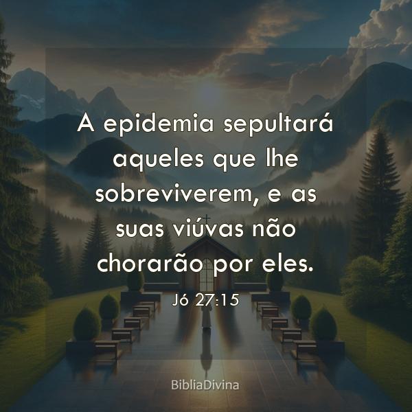 Jó 27:15