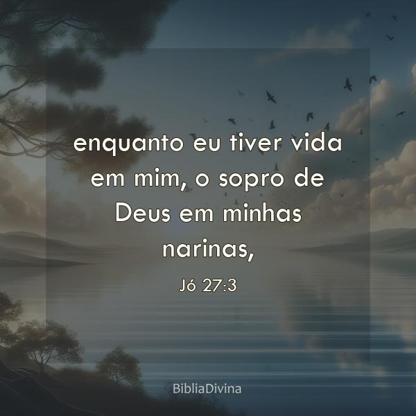 Jó 27:3