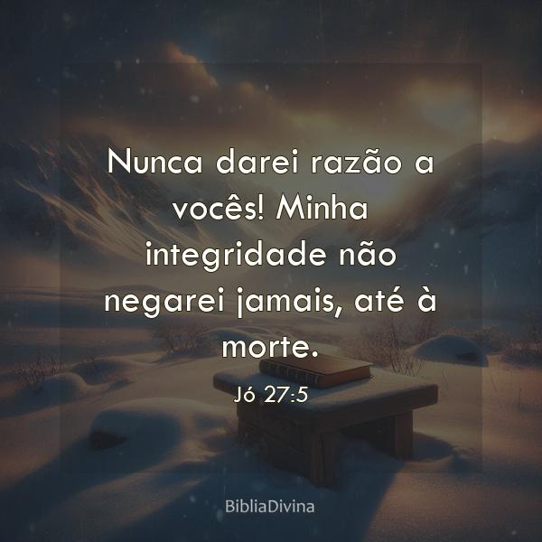 Jó 27:5