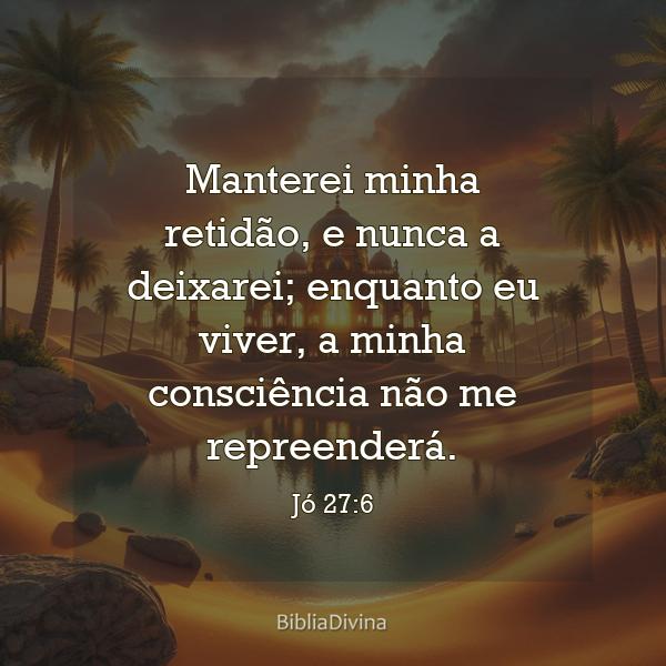 Jó 27:6