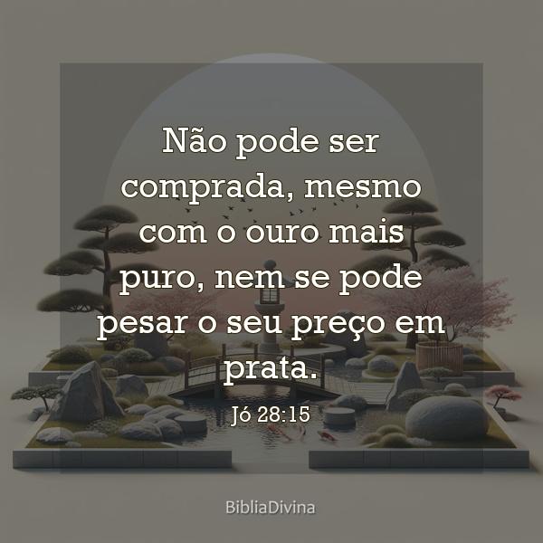 Jó 28:15