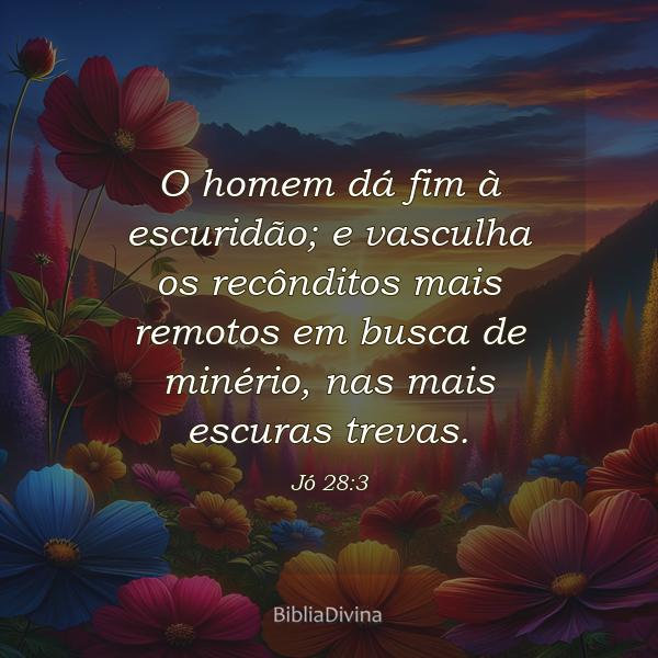 Jó 28:3