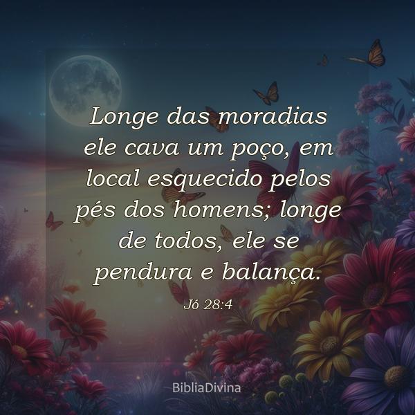 Jó 28:4