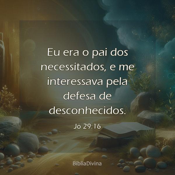 Jó 29:16