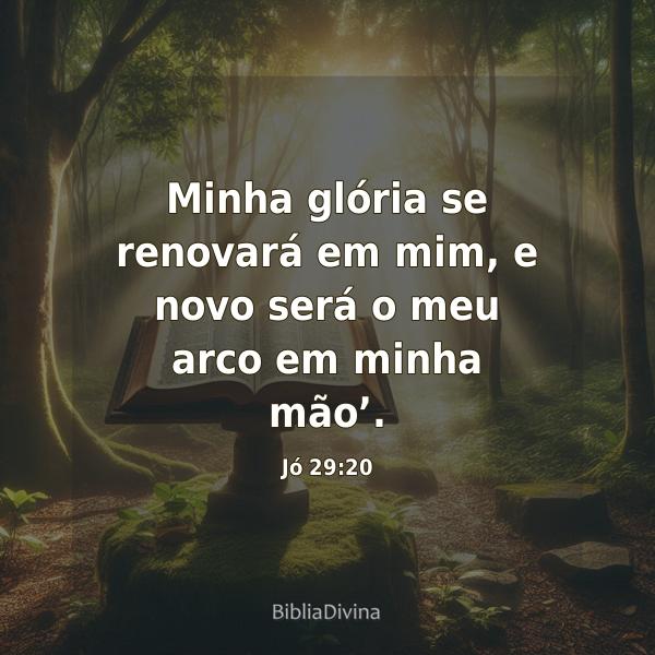 Jó 29:20