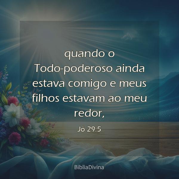 Jó 29:5