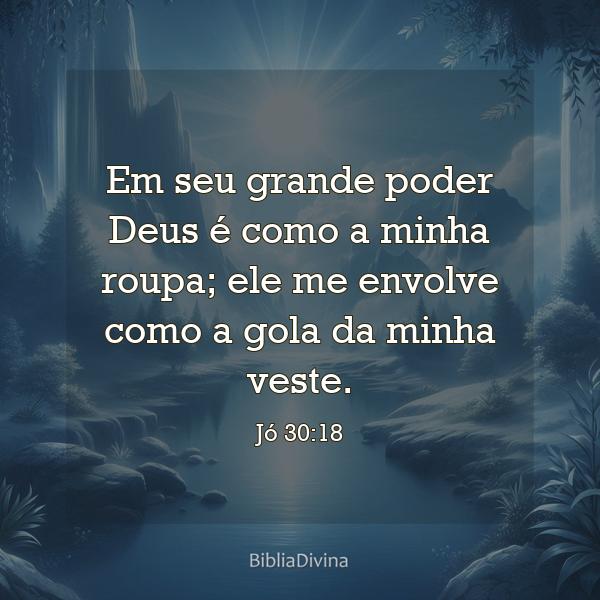 Jó 30:18