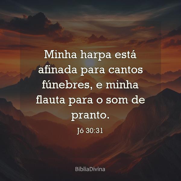 Jó 30:31