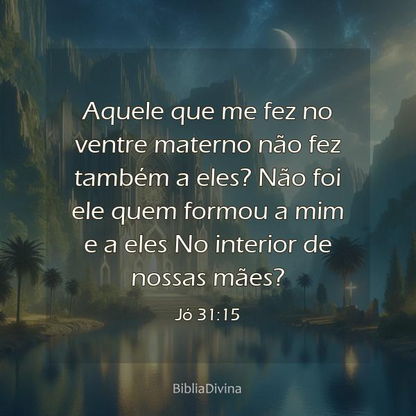 Jó 31:15