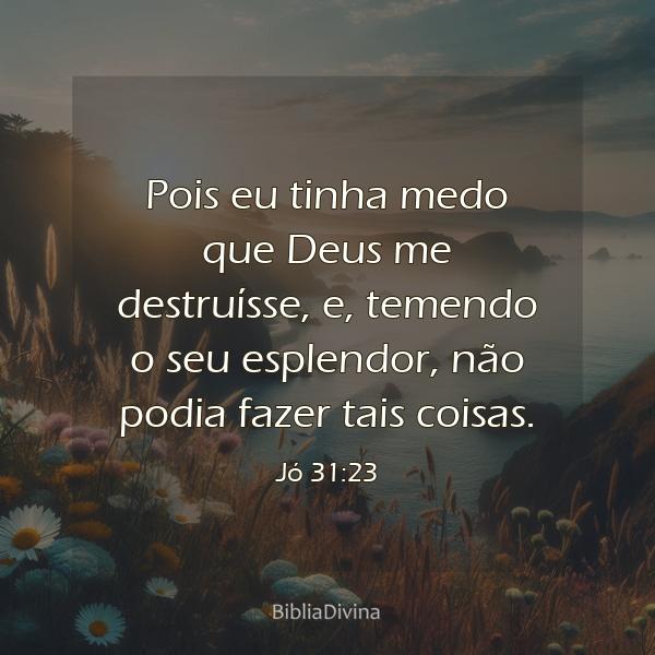 Jó 31:23