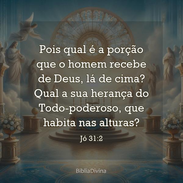 Jó 31:2