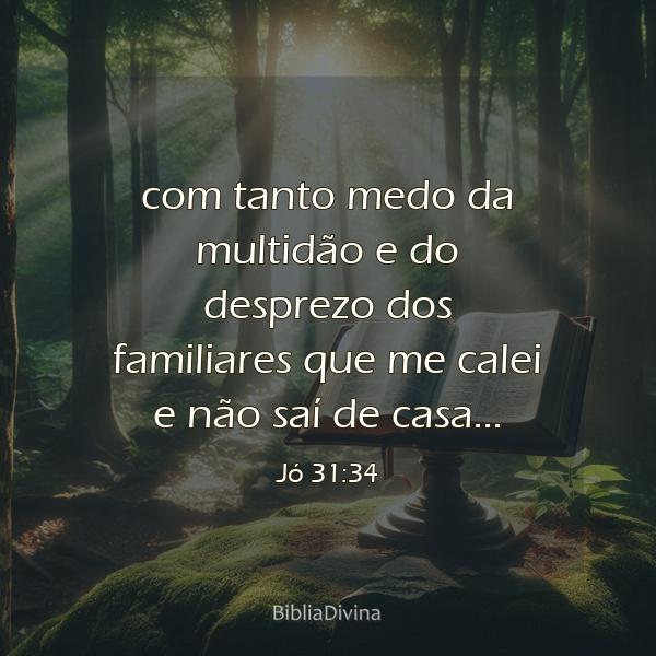 Jó 31:34