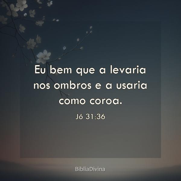 Jó 31:36