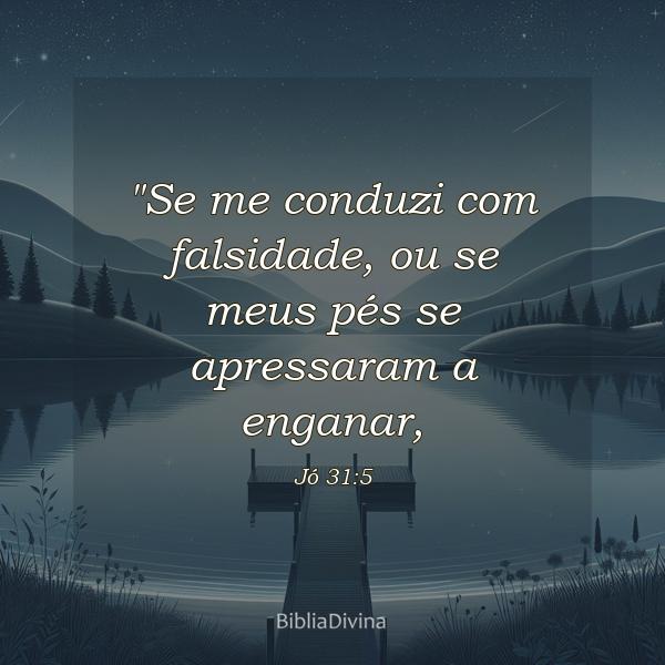 Jó 31:5