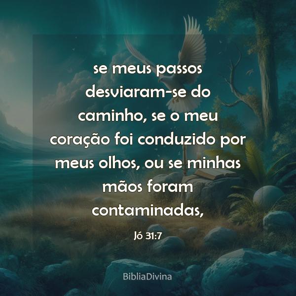 Jó 31:7