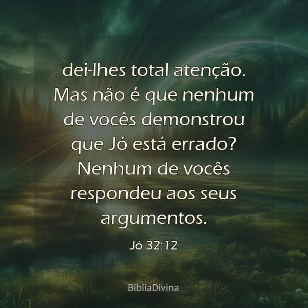 Jó 32:12