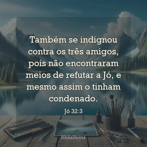 Jó 32:3