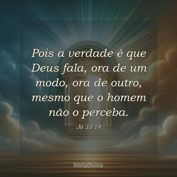 Jó 33:14