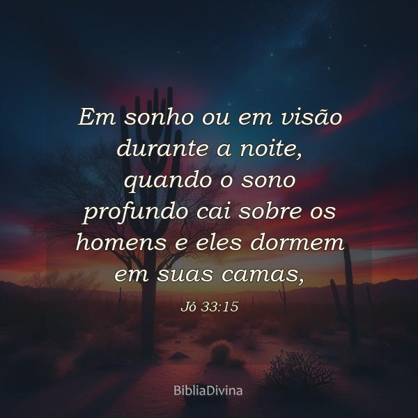 Jó 33:15