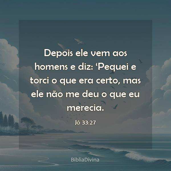 Jó 33:27