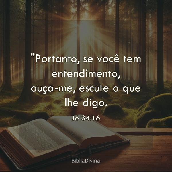 Jó 34:16