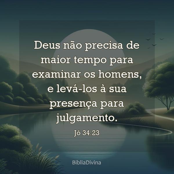 Jó 34:23