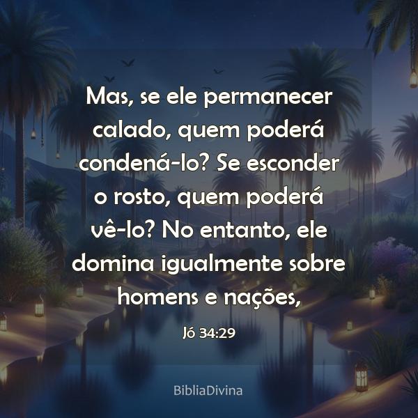 Jó 34:29