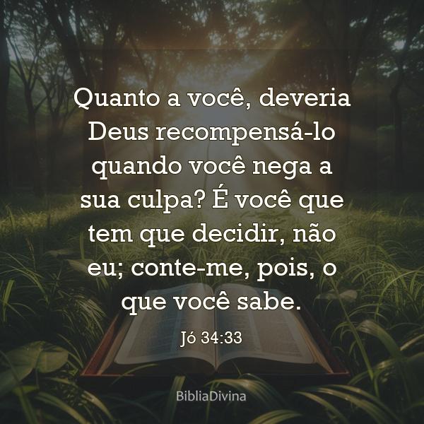 Jó 34:33