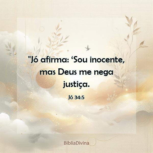 Jó 34:5