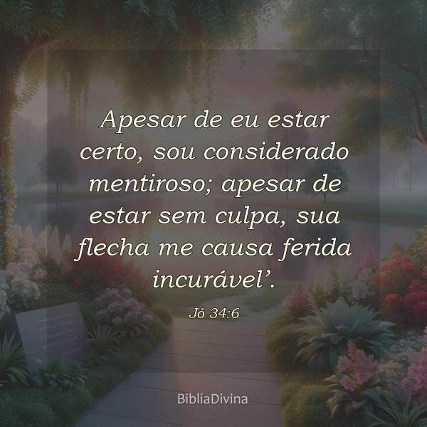 Jó 34:6