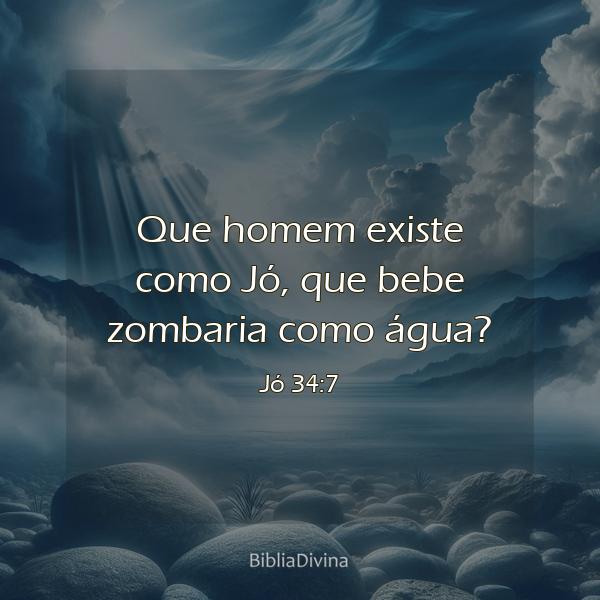 Jó 34:7