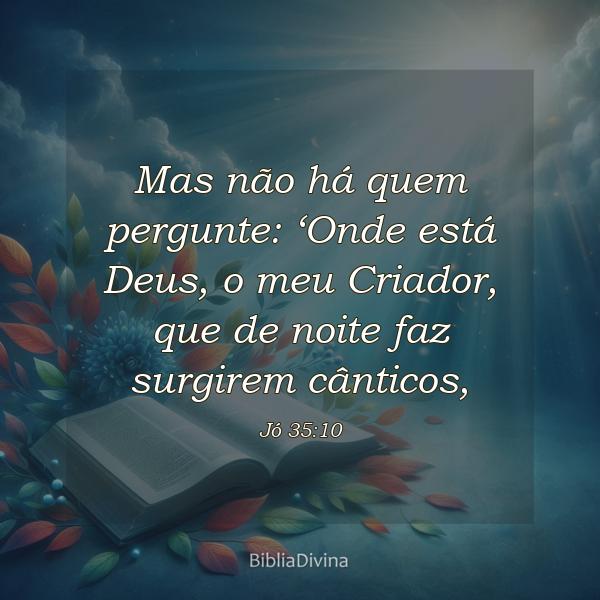 Jó 35:10