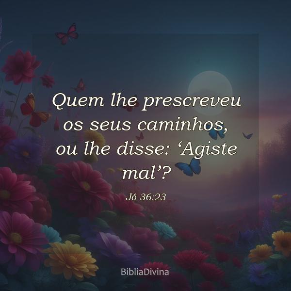 Jó 36:23