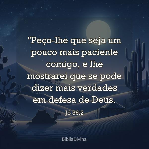 Jó 36:2