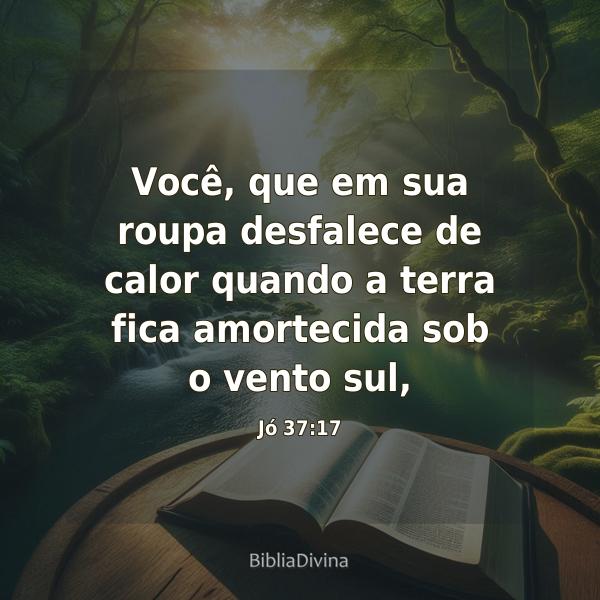 Jó 37:17