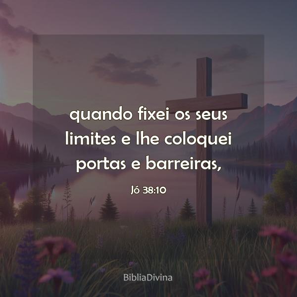 Jó 38:10