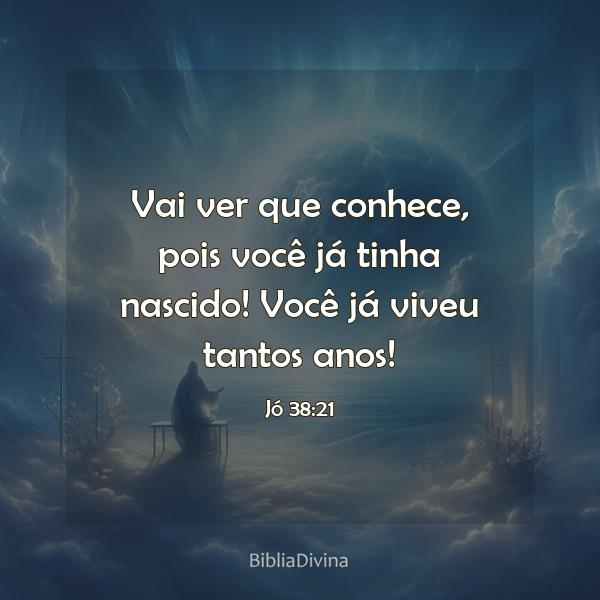 Jó 38:21