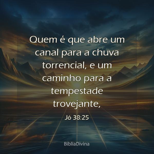 Jó 38:25