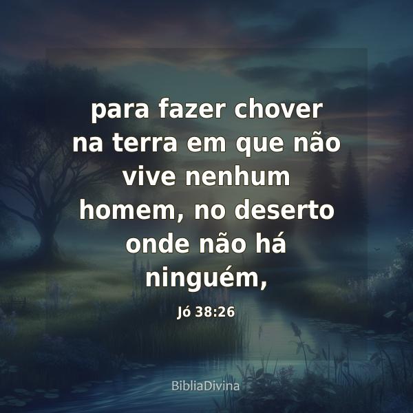 Jó 38:26