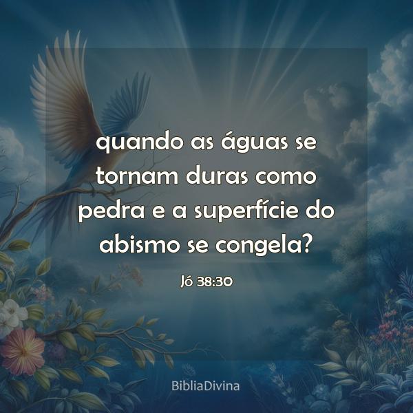 Jó 38:30